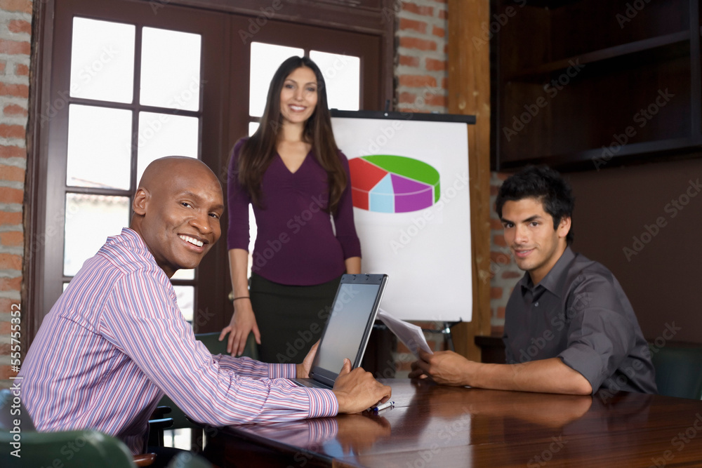 Portrait of Business People at Meeting Portrait of Business People at Meeting