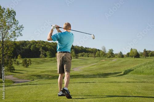 Man Golfing photo