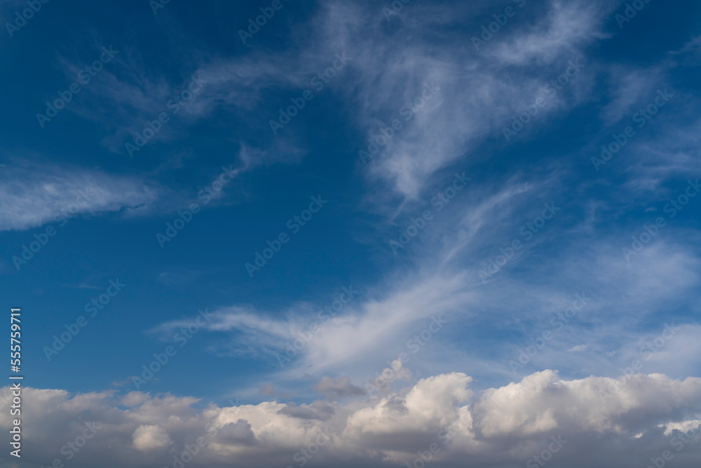 Beautiful blue sky and clouds