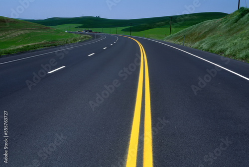 Road at The Palouse, Washington, USA