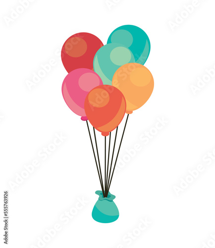 bunch balloons icon