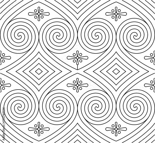 Abstract modern background. Ceramic and tile pattern. vector
