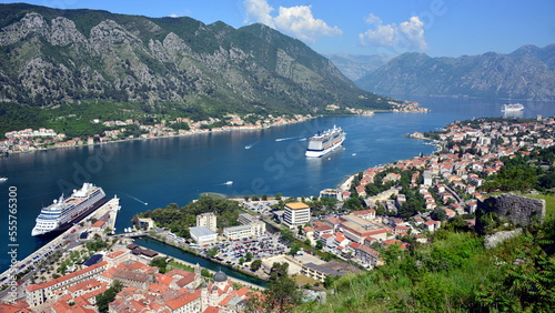 MONTENEGRO-Kotor Bay are a series of coves on the southern Dalmatian coast of the Adriatic Sea in Montenegro