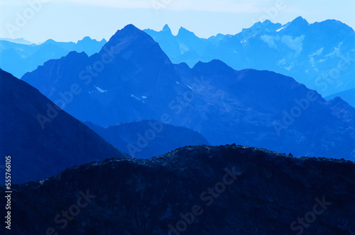 North Cascades (Washington, USA) From Frosty Mountain Manning Park, British Columbia Canada