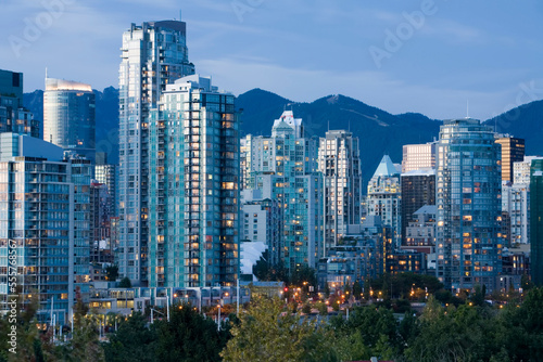 Vancouver Skyline, British Columbia, Canada photo
