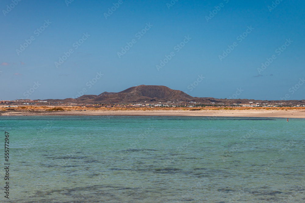 Amazing view of volcanos from the sea in Lanzarote Amazing view of volcanos from the sea in Lanzarote