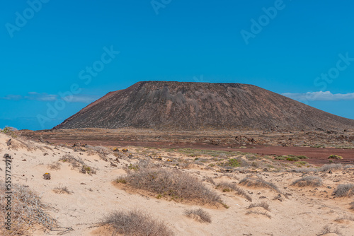 Amazing view of volcanos in Lanzarote