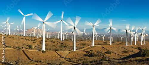 Tehachapi Pass Wind Farm, Tehachapi, Kern County, California, USA