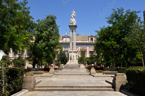 Plaza del Triunfo, Seville, Andalucia, Spain photo