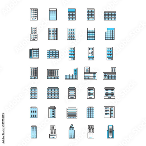 建物のアイコン,イラスト