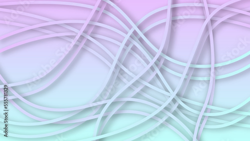 abstract background with  curved lines and pastel-colored gradient