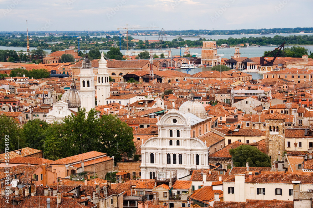 View from the Campanile, Venice, Italy View from the Campanile, Venice, Italy