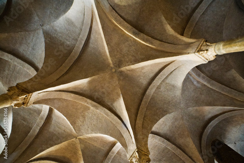 Ceiling at Basilica di San Miniato al Monte, Florence, Italy photo