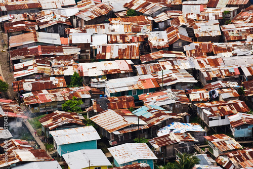 Houses with Rusted Roofs, Panama photo