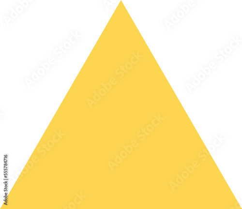 Yellow triangle illustration