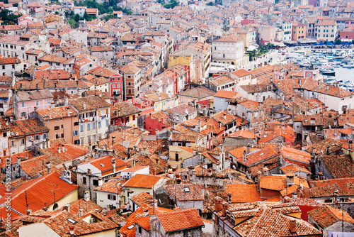 Overview of Rovinj, Croatia photo