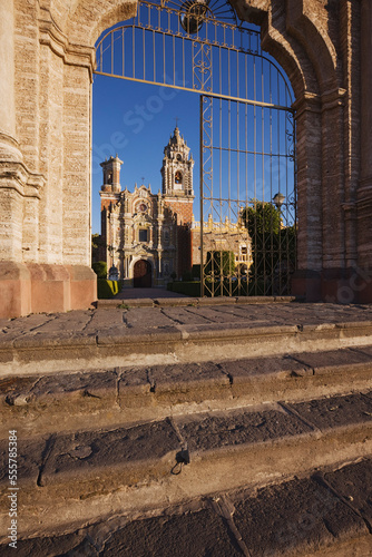 Church of San Francisco, Acatepec, Cholula, Mexico photo