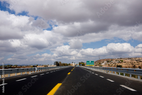 Toll Highway between Mexico City and Oaxaca, Mexico