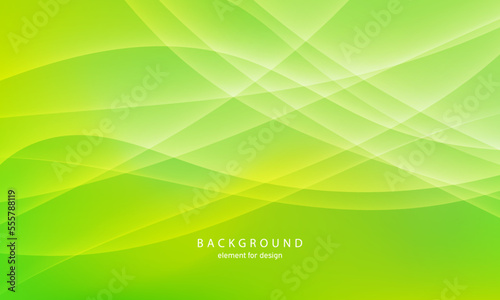 Abstract wave element for design. Green. Digital frequency track equalizer. Stylized line art background. Colorful shiny wave with lines created using blend tool.Curved wavy line, smooth stripe Vector