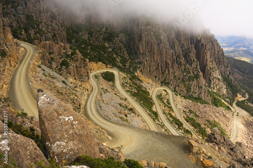 Jacob's Ladder, Ben Lomond National Park. Tasmania, Australia photo