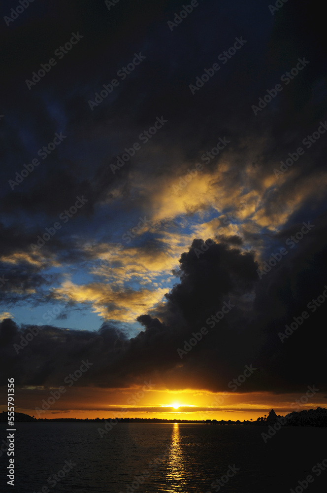 Sunrise, Matira Point, Bora Bora, French Polynesia