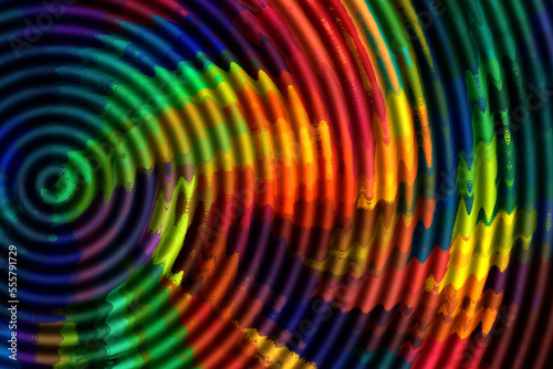 Bursting swirl of colors.  Rippling mixture of colors and tone. Imagination, creative, art concept.  photo