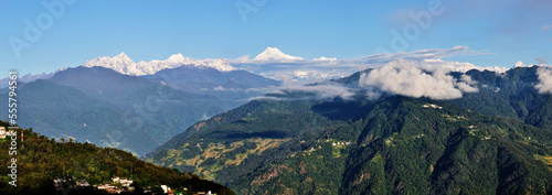 Kangchenjunga View From Tashi Viewpoint, East Sikkim, Sikkim, India photo