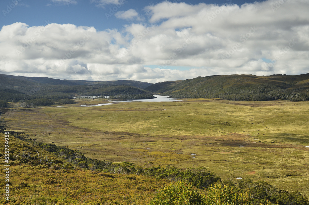 Plains in Cradle Mountain-Lake St Clair National Park, UNESCO World Heritage Area, Tasmania, Australia Plains in Cradle Mountain-Lake St Clair National Park, UNESCO World Heritage Area, Tasmania, Australia