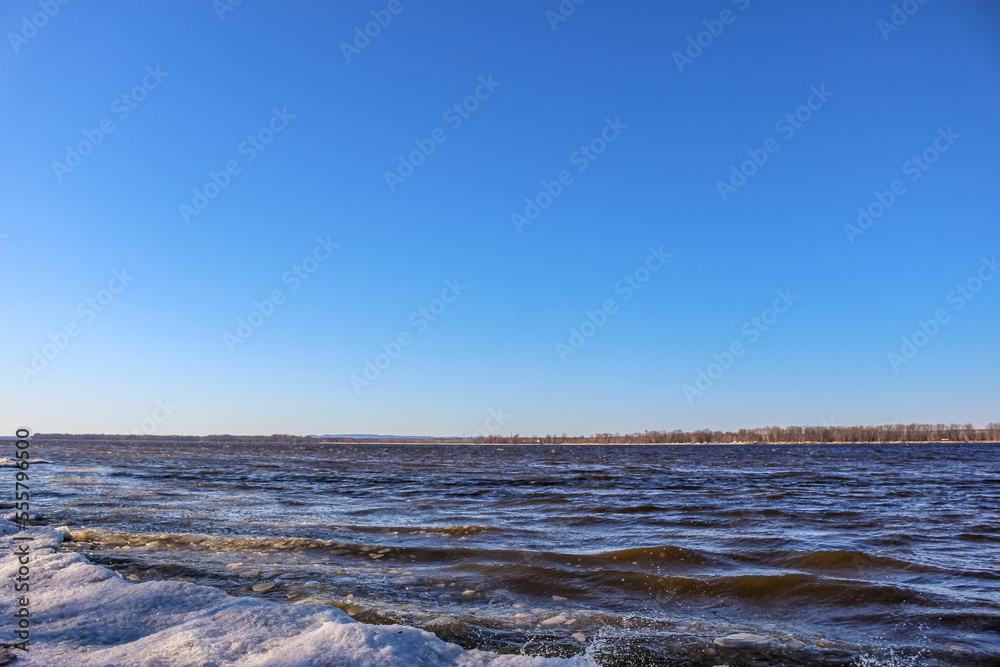Beautiful winter landscape at the ravine Petrie Island, Ottawa river Beautiful winter landscape at the ravine Petrie Island, Ottawa river