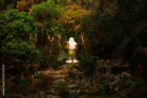 Buddha Statue, Wat Tha Ton, Tha Ton, Chiang Mai Province, Thailand photo