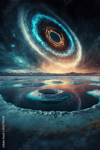 Fotografija alien planet in space