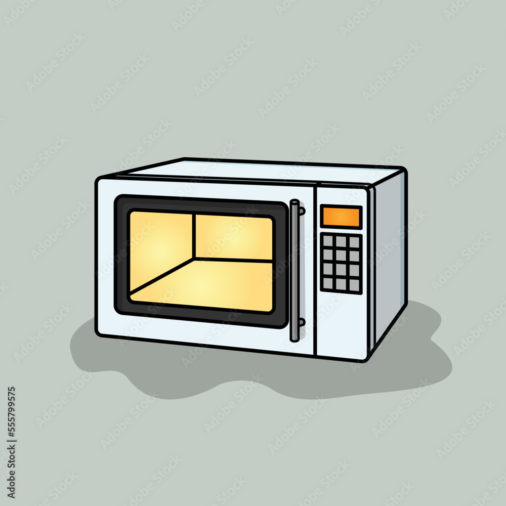 Obraz premium microwave oven icon