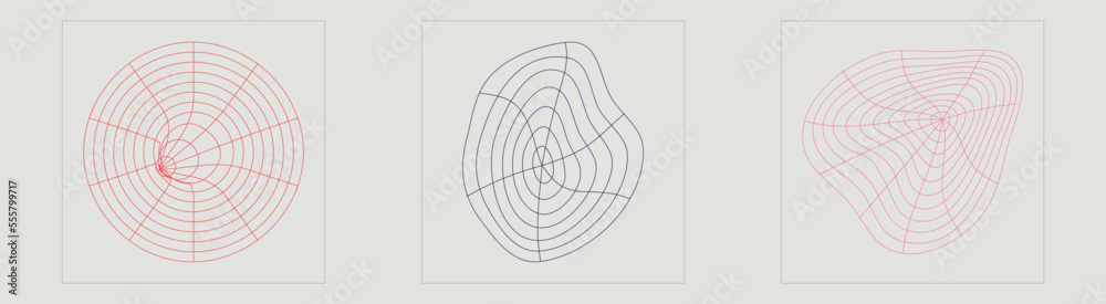 Set of Y2K style vectors of objects. Rave psychedelic retro futuristic set. For modern T-shirts designed. Anti-design. Vector illustration