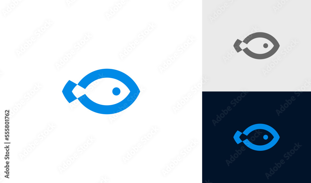 Simple and modern fish logo design vector Simple and modern fish logo design vector