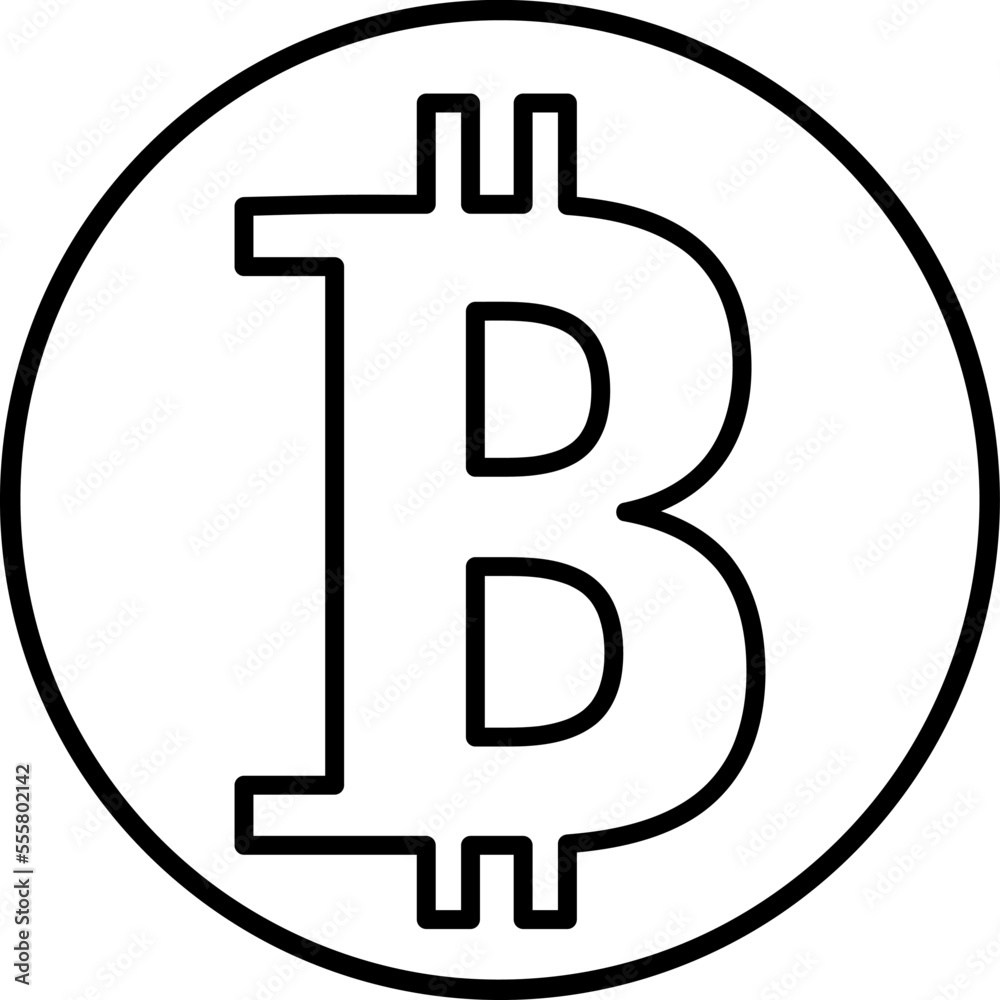 Bitcoin icon, vector sign, payment symbol, coin logo. Crypto currency, virtual electronic, internet money Bitcoin icon, vector sign, payment symbol, coin logo. Crypto currency, virtual electronic, internet money