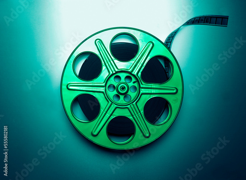 Close-Up of Film Reel