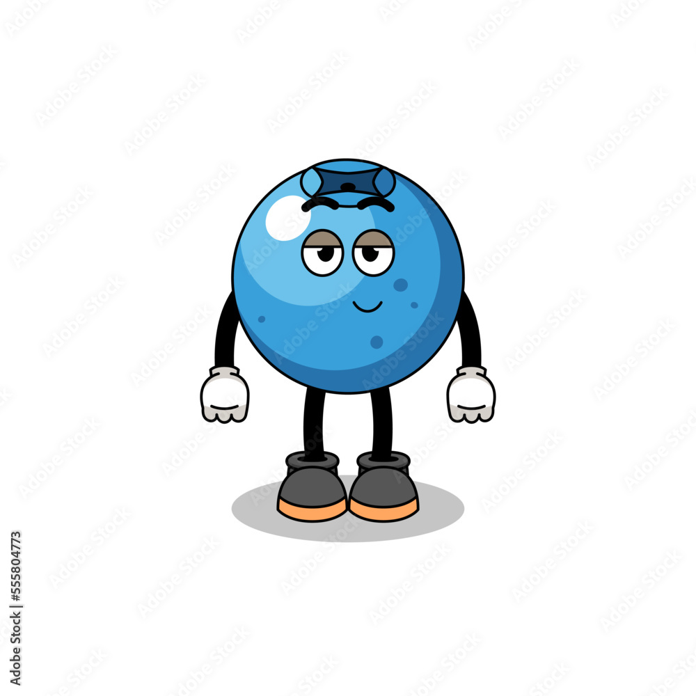 blueberry cartoon couple with shy pose blueberry cartoon couple with shy pose