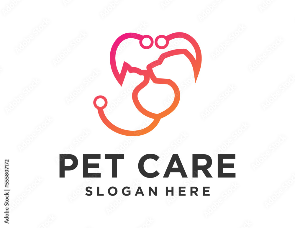Logo about Pet on white background. created using the CorelDraw application. Logo about Pet on white background. created using the CorelDraw application.