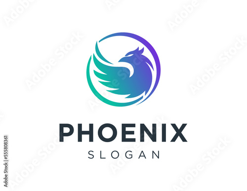 Logo about Phoenix on white background. created using the CorelDraw application.