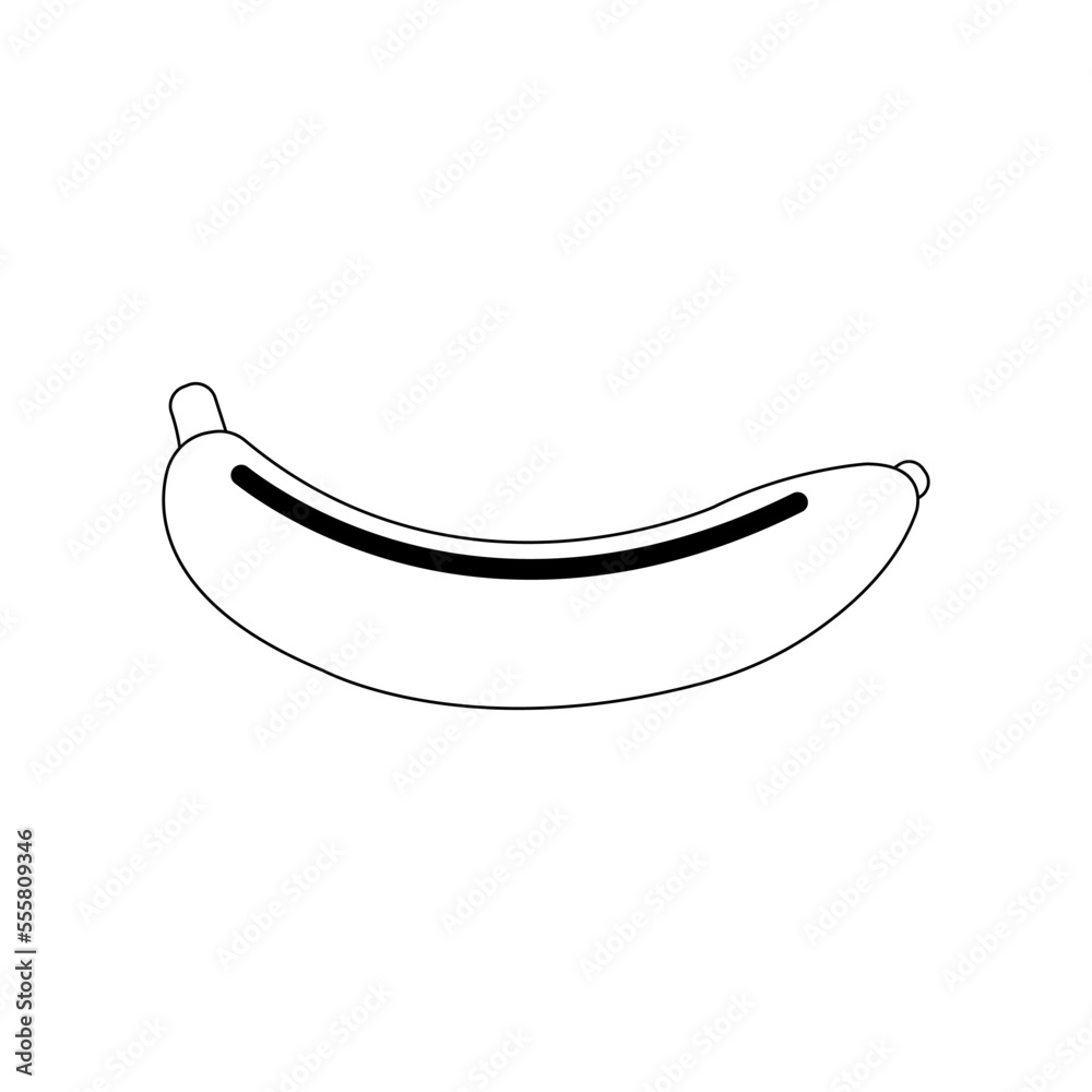 banana icon illustration vector banana icon illustration vector