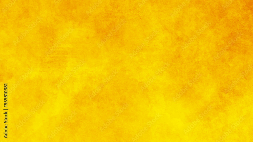 yellow grunge cement wall texture. abstract orange background