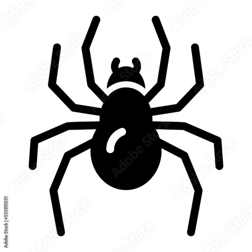 tarantula glyph icon