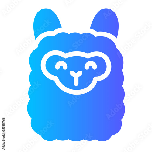 llama gradient icon