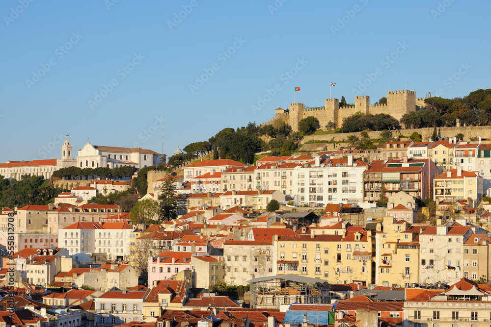 Castelo de Sao Jorge, Alfama, Baixa, Lisbon, Portugal Castelo de Sao Jorge, Alfama, Baixa, Lisbon, Portugal