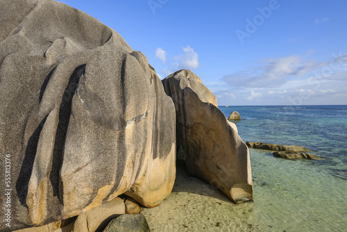 Rock Formations, Anse Source d´Argent, La Digue, Seychelles photo