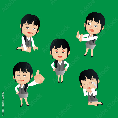 Businesswoman set