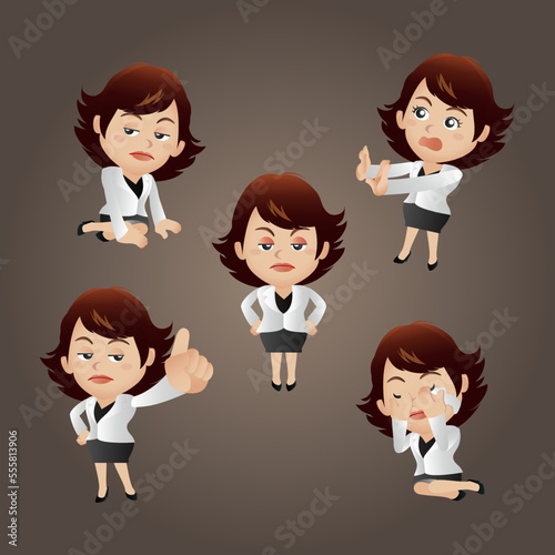 Businesswoman set