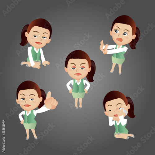 Businesswoman set