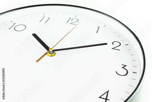 Wall clock on a white background.