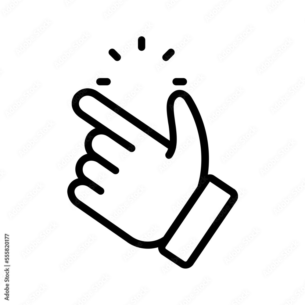 Black line icon for Easy